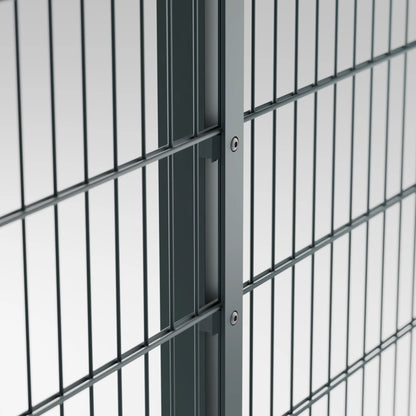Zaunpfosten mit Abdeckleiste