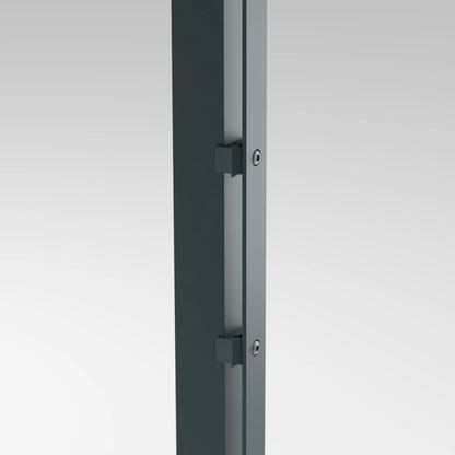 Zaunpfosten mit Abdeckleiste