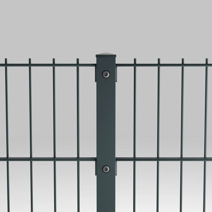 Zaunpfosten mit Abdeckleiste