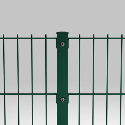 Zaunpfosten mit Abdeckleiste